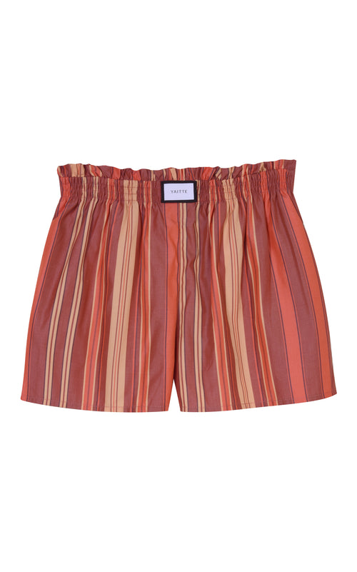 PALMA Bespoke Orange Stripe Short